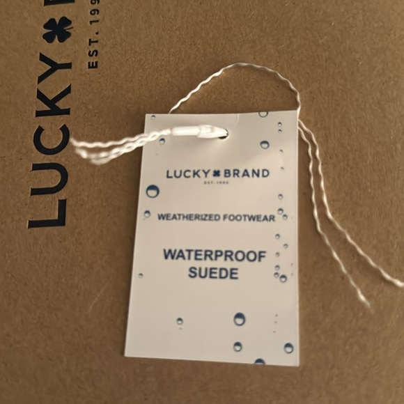 Lucky Brand Felisie Honey Suede Booties - Picture 8 of 8